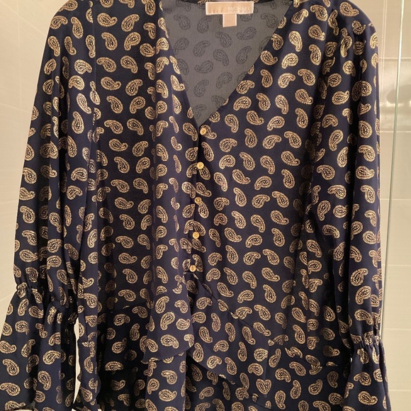Michael Kors Paisley Blouse - Picture 1 of 8